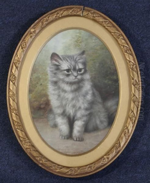 Portrait Of A Seated Kitten - view 1