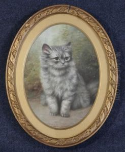 Portrait Of A Seated Kitten