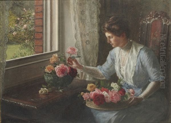 A Tray Full Of Roses - view 1
