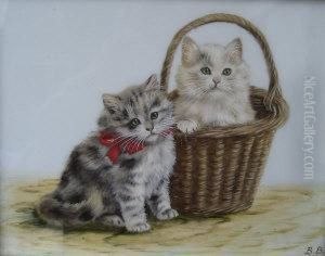 Kittens by Bessie, Betsie Bamber