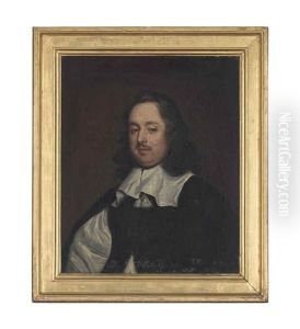 Portrait Of Charles, Rector Of Uffington, Bust-length, In A Black Slashed Coat And Lawn Collar