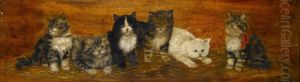 Six Kittens by Bessie, Betsie Bamber