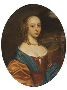 Portrait Of A Lady With Ringlets