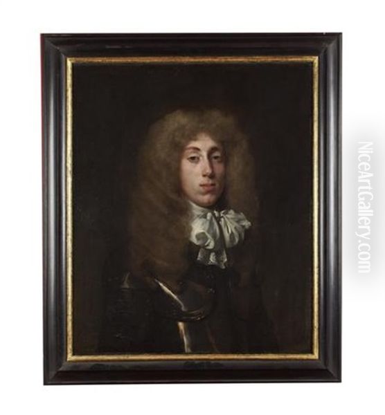 Portrait Of A Young Man In Armor And White Cravat - view 1
