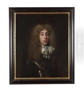 Portrait Of A Young Man In Armor And White Cravat