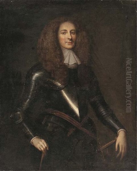 Portrait Of A Gentleman, Three-quarter-length, In Full-armour - view 1