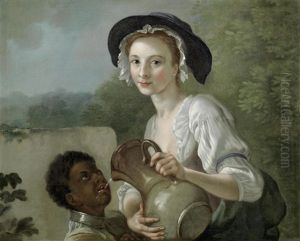 A Dairy Maid With A Black Boy