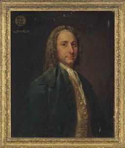 Portrait Of Peregrine Berti In A Green Coat And Embroidered Waistcoat