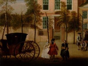Figures With A Shoe-shine In A London Street by Francis Hayman
