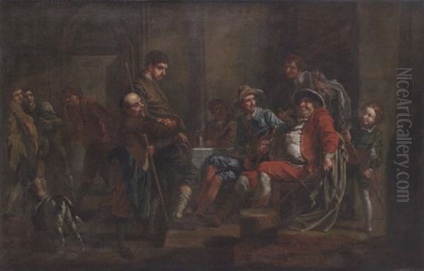 Falstaff Reviewing Recruits - view 1