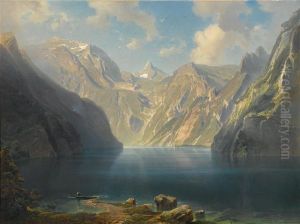 Konigsee With View Over The Bartholomaus