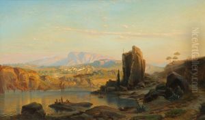 Paesaggio Montuoso Spagnolo by Friedrich Bamberger