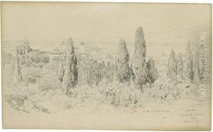 Ansicht Von Granada; Ansicht Von Rhodos by Friedrich Bamberger