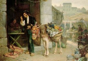 Spanish Market Scene by John Haynes-Williams