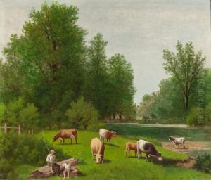 Cows Grazing