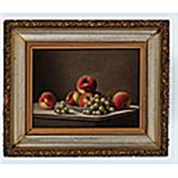 Still Life Of Apples And Grapes - view 1