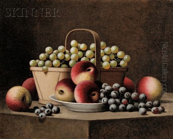 Still Life With Peaches And Grapes - view 1