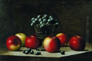 Still Life With Apples And Berries by Barton S. Hays
