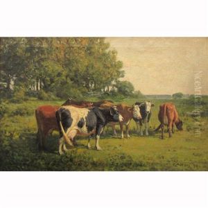 Cows In A Meadow