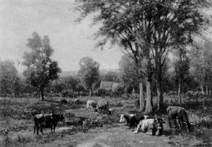 Cattle At Pasture by George Arthur Hays