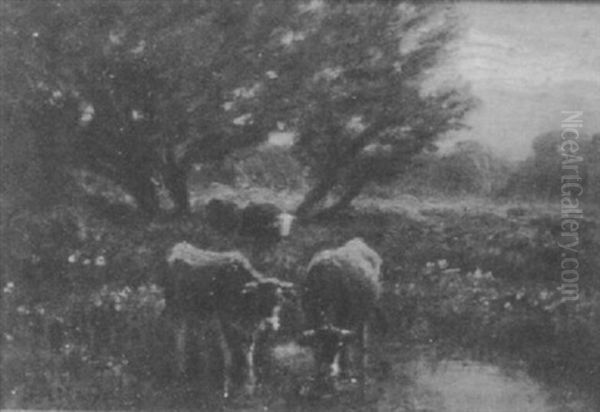 Cows By The River - view 1