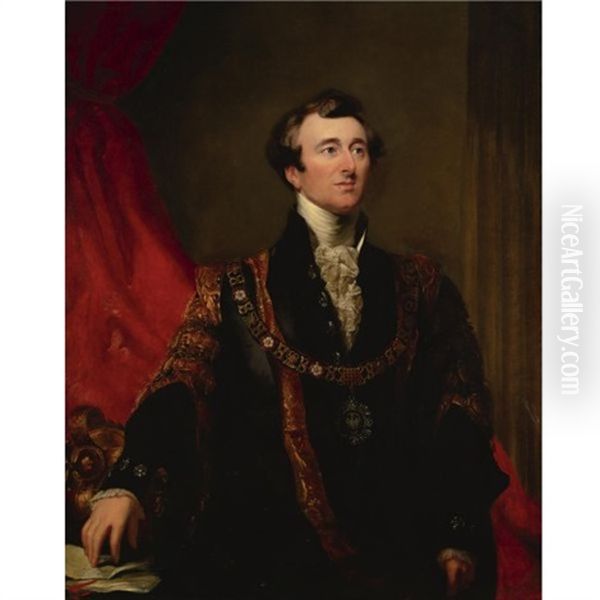 Portrait Of John Jonson, Lord Mayor Of London In 1845 - view 1
