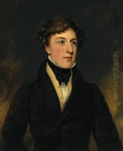 A Portrait Of A Young Man, In A Brown Coat And Black Cravat