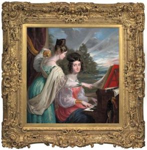 Portrait Of The Hon. Charlotte Stuart And The Hon. Louisa Stuart, Daughters Of Sir Charles Stuart, Baron Stuart Of Rothesay
