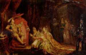 The Three Catholic Queens Praying Before King Henry Viii