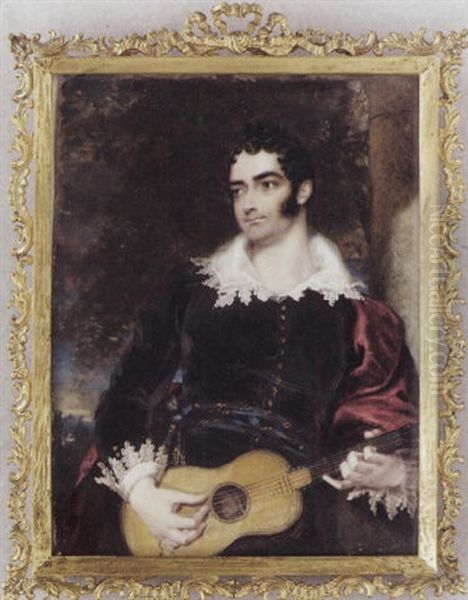 Portrait Von Lord Byron In Halbfigur - view 1