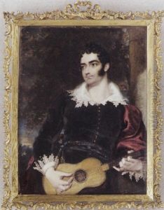 Portrait Von Lord Byron In Halbfigur by George Hayter