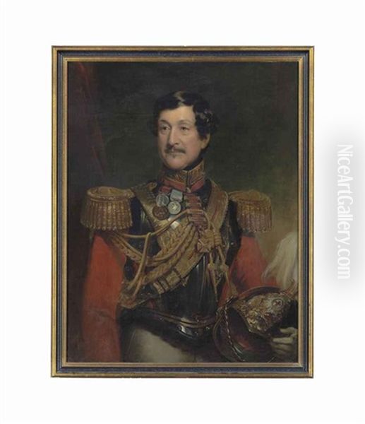 Portrait Of Stapleton Cotton, 1st Viscount Combermere (1773-1865), Half-length, In The Uniform Of The 1st Life Guards - view 1