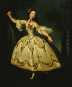 Portrait Of Mlle. Violette by Edward Haytley