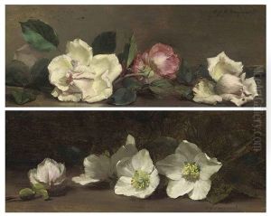 Roses (+ Anemones; Pair) by Alfred Frederick William Hayward