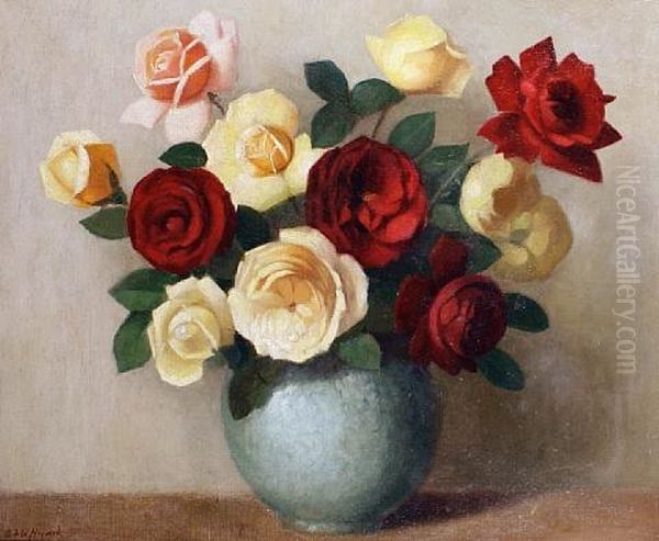 Roses In A Vase - view 1