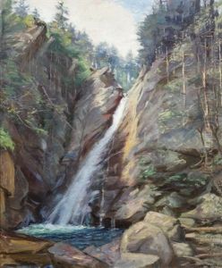 Lower Yosemite Falls by Arthur Merton Hazard
