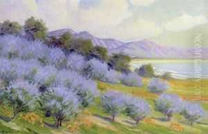 Bay Of Santa Barbara by Arthur Merton Hazard