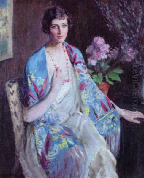 The Blue Shawl - view 1