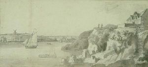 Stonehouse Bay Near Plymouth by Coplestone Warre Bampfylde