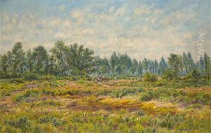 Paysage Ensoleille by Alfred Hazledine