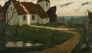 Dreve En Automne (campine) by Alfred Hazledine