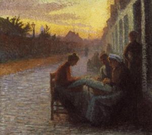 Avond Te Brugge by Alfred Hazledine