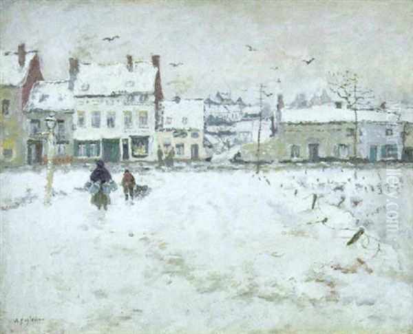 Besneeuwde Straat - view 1