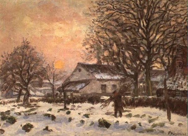 Le Ramassage Du Bois En Hiver - view 1