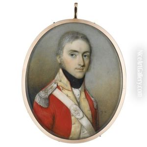 Portrait Of An Officer Wearing The Uniform Of The 62nd Foot Regiment