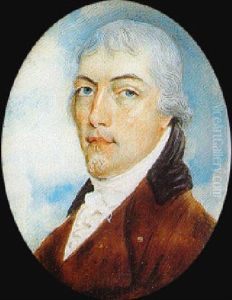 Portrait Of A Gentleman With Warts On His Face, Wearing Brown Coat And White Cravat