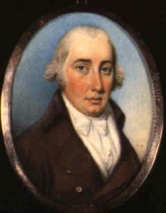 Portrait Of A Gentleman In Brown Coat And White Waistcoat