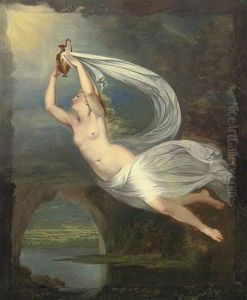 Iris Carrying The Water Of The River Styx To Olympus For The Gods To Swear By by Guy Head