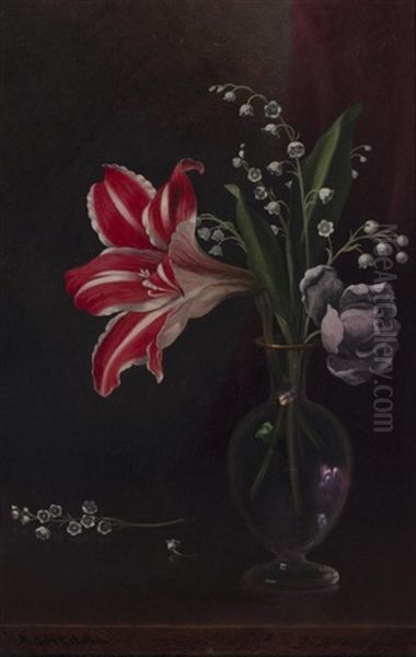 Headestill Life With A Lily And A Rose - view 1
