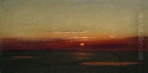 Sunset On The Marshes by Martin Johnson Heade